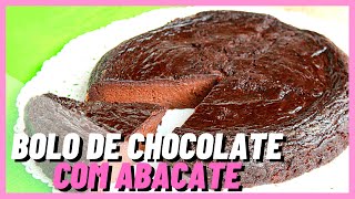 Bolo de chocolate com abacate | Sem precisar utilizar forno