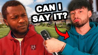 Asking Black People who can say the N-Word? video