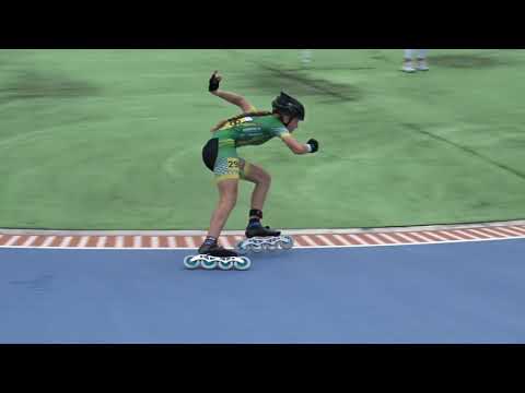 200m Final Lataesha Narain Jorun Geerts - KNSB Inline-cup 2020 Heerde