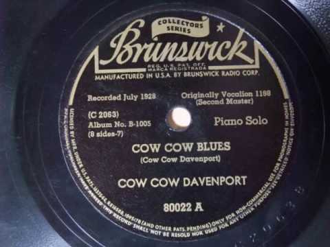 COW  COW  BLUES  (COW  COW  DAVENPORT)