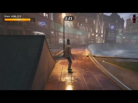 Tony Hawk's™ Pro Skater™ 1 + 2 downtown single trick sick score