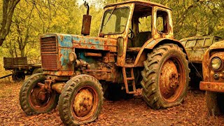 Restoring old engine tractor IUMZ 6/Starting  old tractor t 40 #repair #restoration #mechanic