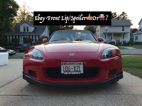 Honda AP1 S2000 Project: EBAY REPLICA FRONT LIP INSTALL