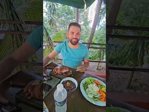 Cuban food! In Havana Cuba! Taxi Drive brought us here ! #oldhavana #bartour #ridesharedrivers