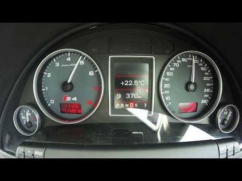 Audi s4 b7 4.2 v8 acceleration 180km/h race track