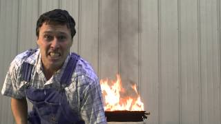 Walking around a T-bone steak.  (Rocking around the Christmas Tree, Parody)