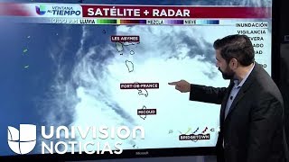 Esta es la trayectoria prevista del huracán María en su camino hacia Puerto Rico
