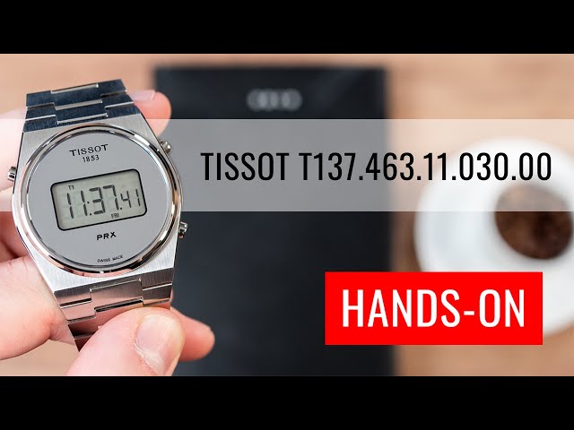 ساعة تيسو بي آر اكس رقمية رجالية – T1374631103000