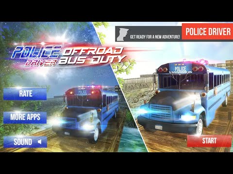 Offroad Police Bus Driver 3D Game #3 - Prisoners Shift to Police Stations - Android Gameplay