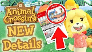 File Size, amiibo, & the Multiplayer Plane Revealed for Animal Crossing: New Horizons!