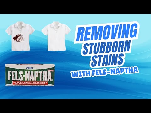 How to Remove Stains from Clothes with Fels-Naptha | Easy Laundry Hack!