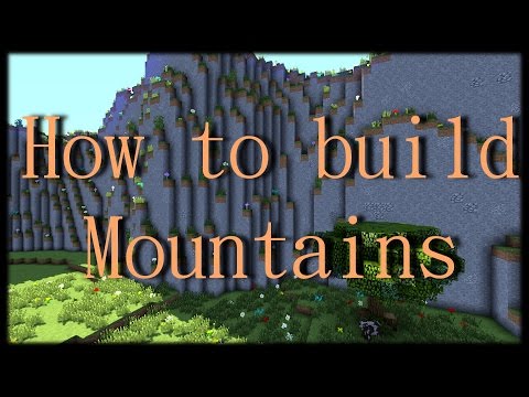 EPIC Minecraft Mountain Build with World Edit!!!
