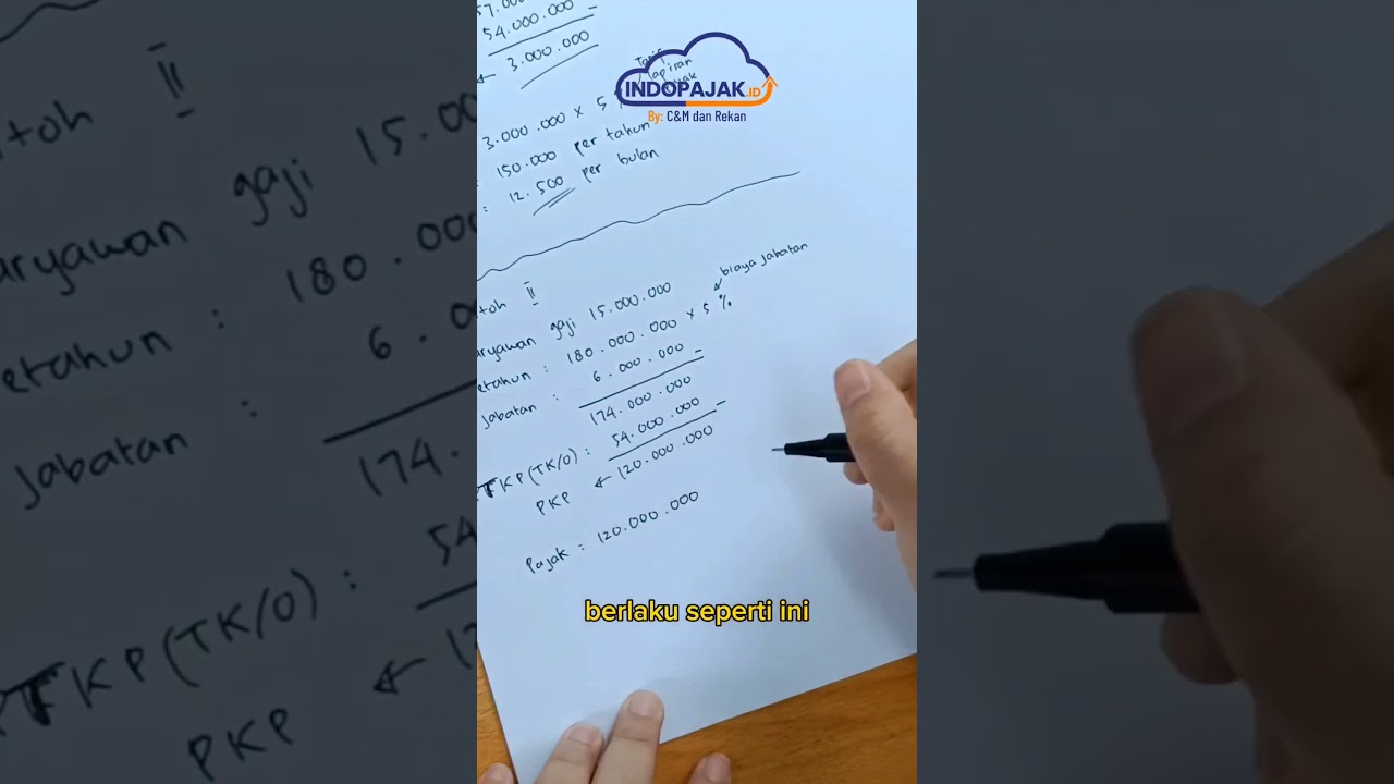 Cara Hitung PPh 21 Karyawan Gaji 15 Juta #shorts #konsultanpajak #pph21