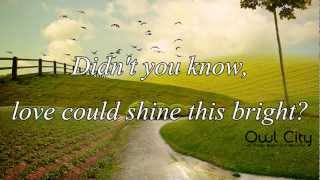 Owl City - Deer In The Headlights [Lyrics]