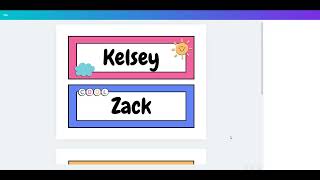 Canva Bulk Create - Creating Student Name Tags
