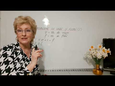 mm5m.28 Problema cu flori (narcise) în vaze (I)