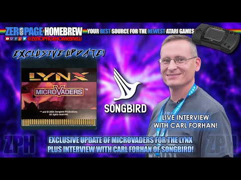 Atari Lynx: Microvaders (EXCLUSIVE Update | Lynx) PLUS Interview with Carl Forhan from Songbird