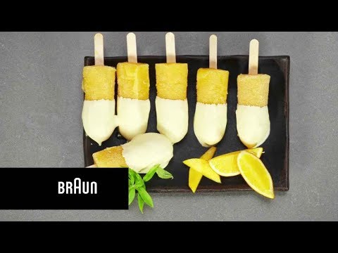 Recept Braun | Kruidige fruitlolly’s bedekt met witte chocolade
