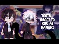 The Call Of The Night React To Kou As Kaneki Gacha React