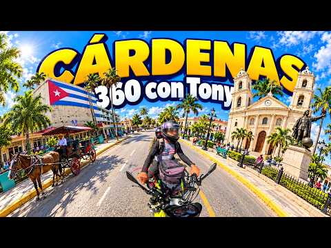 ¡Así está CÁRDENAS en 2026! 🇨🇺 De Coliseo hasta Playa Larga en moto