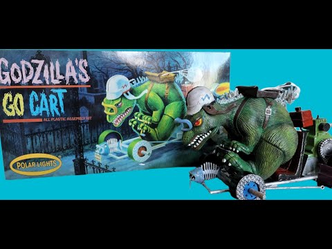 Polar Lights Godzilla Go-Kart Built & Assembled
