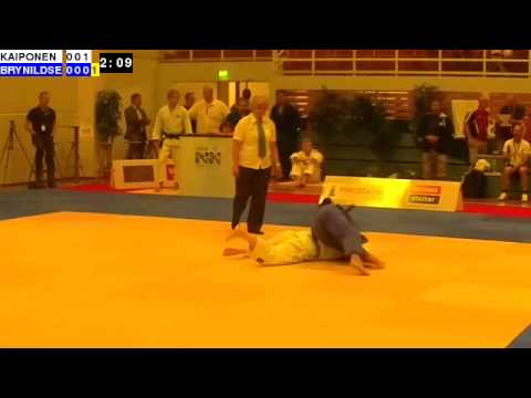 Judo Nordic Championships 2014: W-52: KAIPONEN - BRYNILDSEN