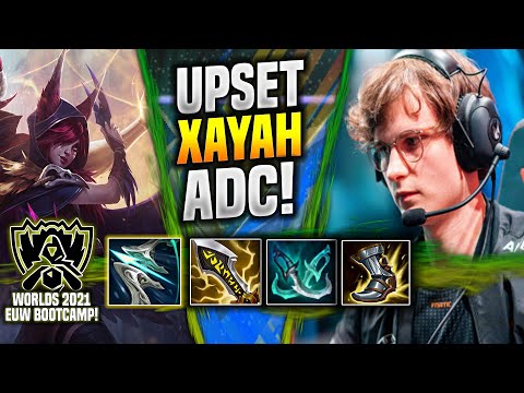 UPSET GOD MODE XAYAH DUO WITH MIKYX! *WORLDS BOOTCAMP EUW* - FNC Upset Plays Xayah ADC vs Ezreal!