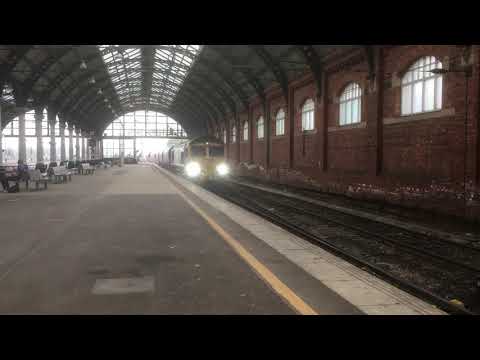 66549 passes Darlington working the 4N04 York Yard South to North Blyth