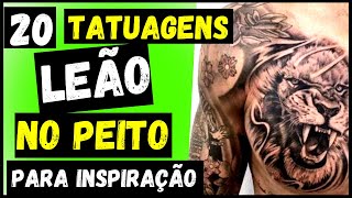 Tatuagens de Leo: 20 Ideias Tatuagens de LEO no PEITO para Voc se Inspirar