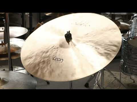Leon 22" Vintage Medium With Taper Ride Cymbal 2875g image 4