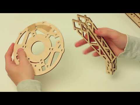 Видео обзор Кран, механический 3D-пазл