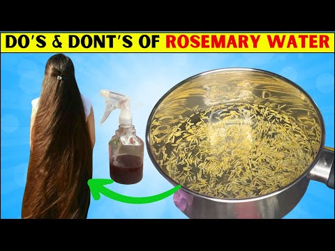 How to use Rosemary Water for Hair Growth | Rosemary Water for hair growth | Rosemary Water recipe