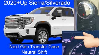 2020+Up GM Truck T-Case Neutral Shift