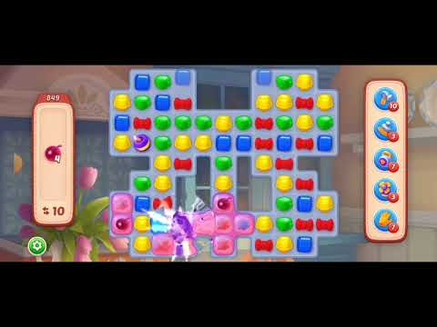 Homescapes level 849 no booster use #849