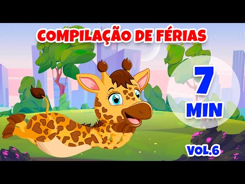 Compilação de Férias Vol. 6 - Giramille 7 min | Desenho Animado Musical