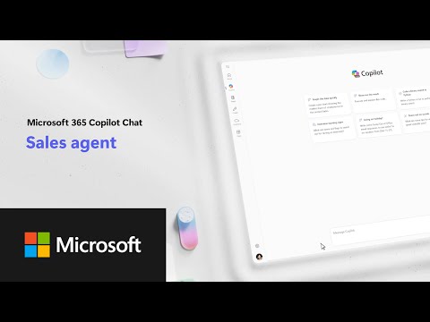 Microsoft 365 Copilot Chat - Sales agent demo