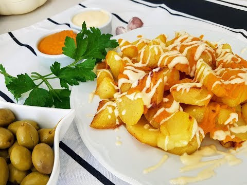 Patatas bravas y alioli EXQUISITAS