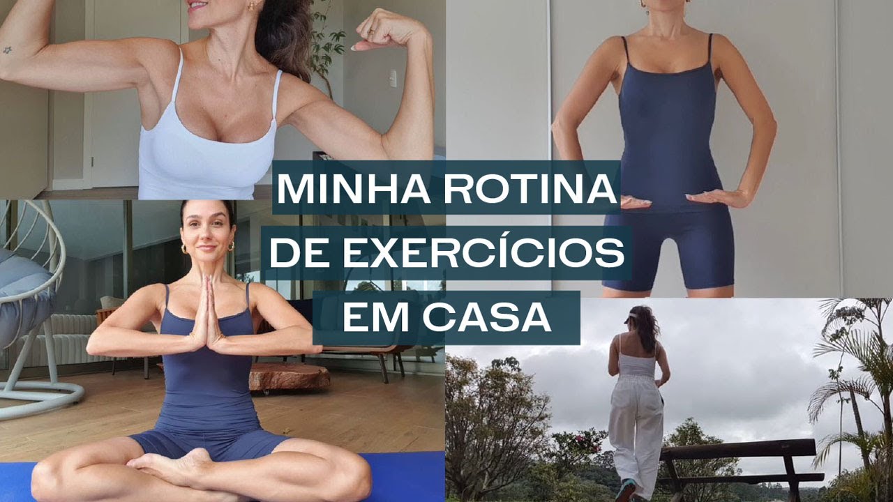 Minha rotina de exercícios EM CASA