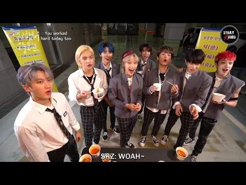 [ENG SUB] (You Worked Hard Today Too) On the way out with Stray Kids 🖤 | #ShowChampion | EP.372