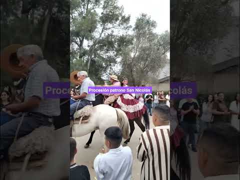 saludo de tropilla a San Nicolás en Villa San Nicolás Malagueño Córdoba Argentina