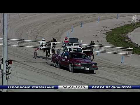 Aversa trotto 8 Febbraio 2023 - Prova di qualifica