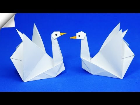 DIY paper crafts Paper swan