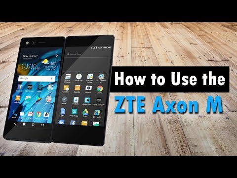 How to Use the ZTE Axon M (The Foldable Dual Screen Smartphone)