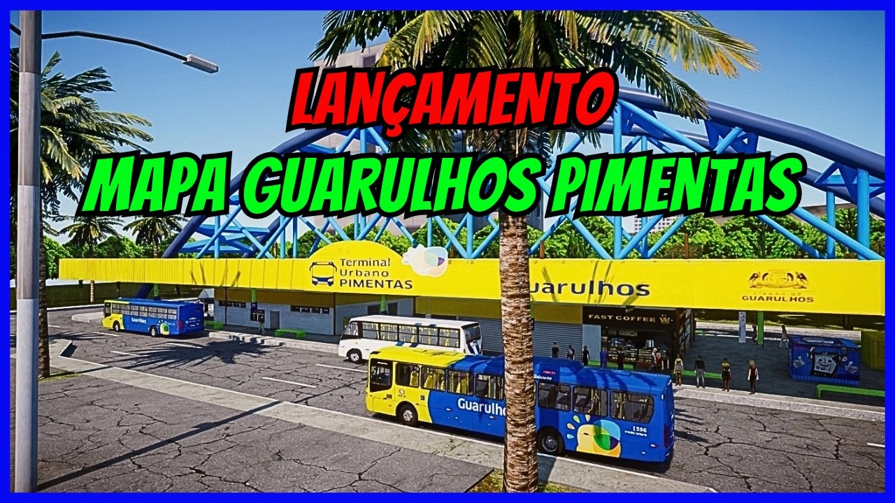 🔴Gameplay Novo Mod Mapa Guarulhos Pimentas | Linha 781 | Proton Bus Simulator | PBSU | Mods