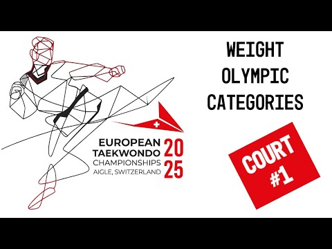 European Weight Olympic Categories - Aigle 2025 | Court #1