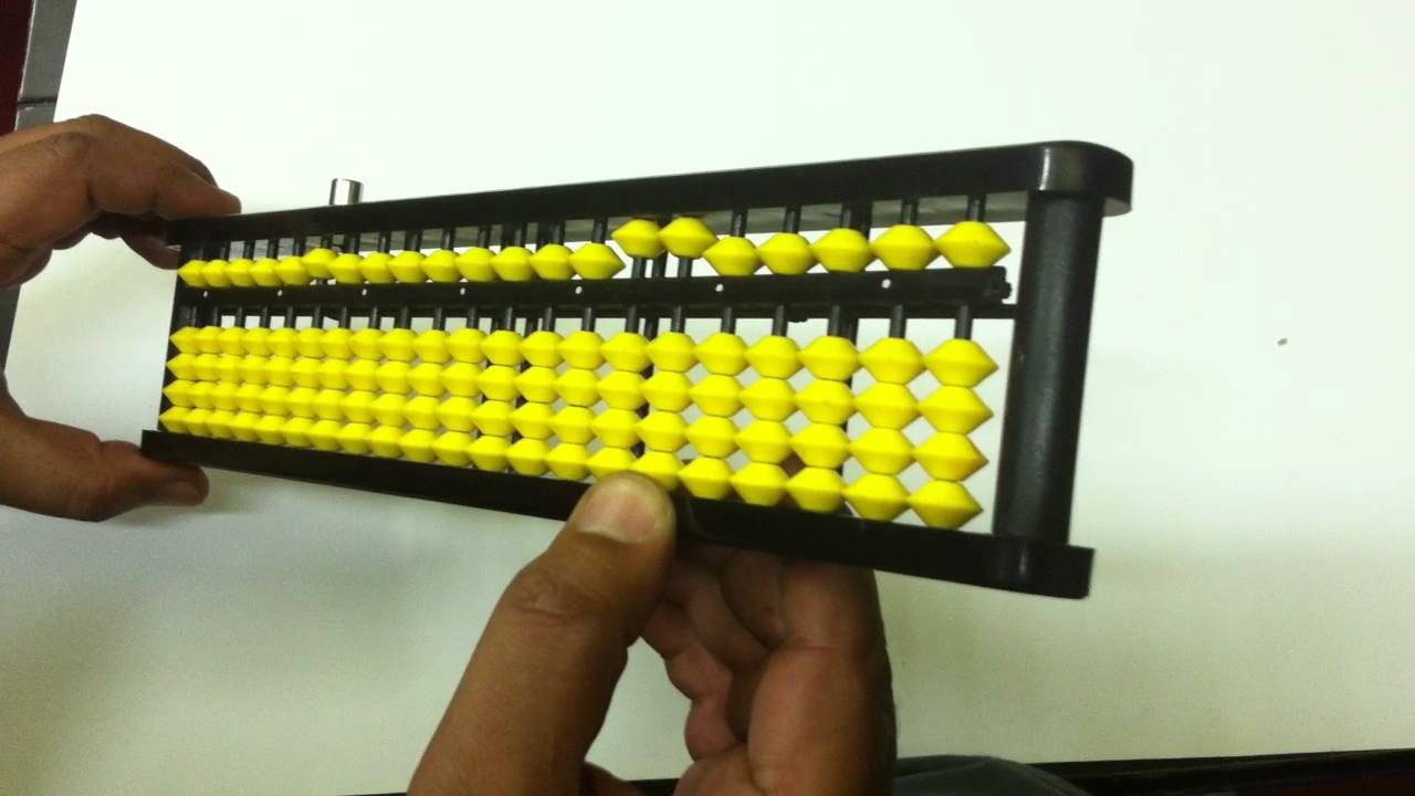 Student Abacus (Automatic Clearing with reset button)