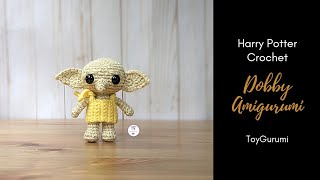 Harry Potter Crochet Series || How to Crochet Dobby Amigurumi Pattern || Dobby House Elf Amigurumi