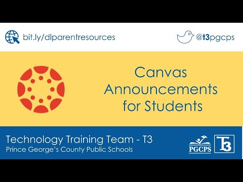 Pgcps Canvas Announcements For Students