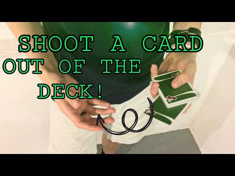 HOW TO SHOOT A CARD OUT OF THE DECK!- Cardistry Tutorial