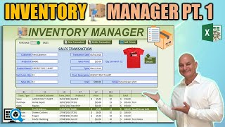 Create This AMAZING Excel Application that Tracks Purchases, Sales AND Inventory [Part 1]